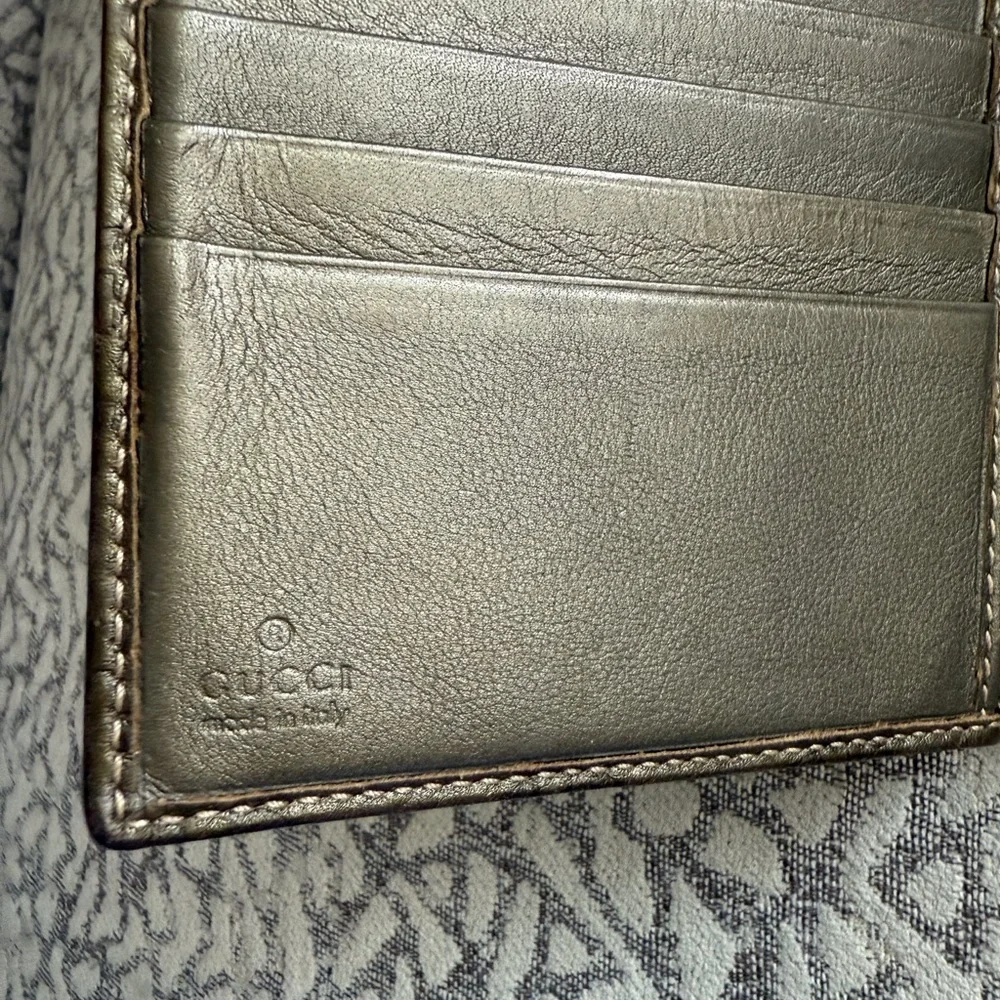 Gucci Embossed Leather Wallet